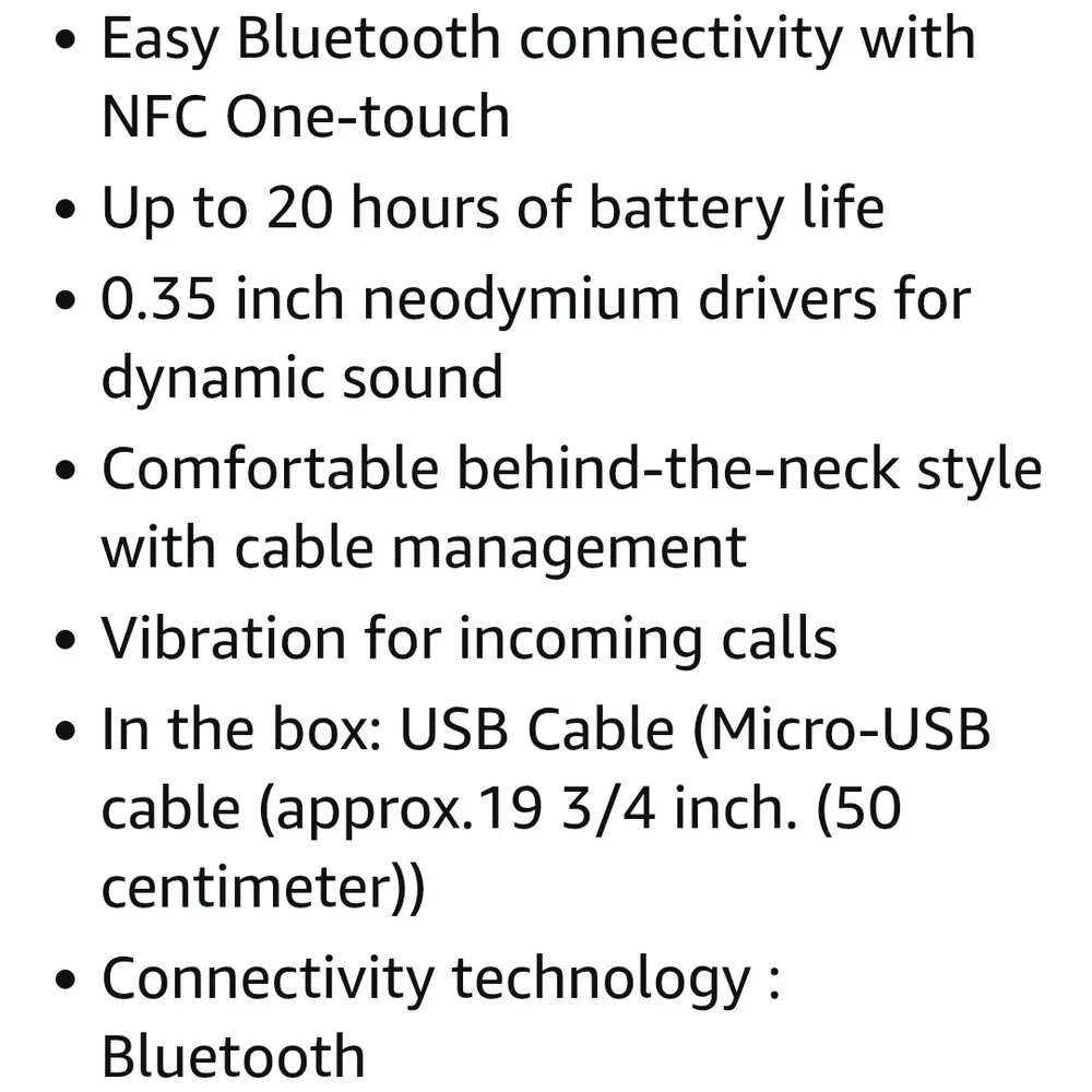 Sony White Wireless Headset with Adjustable Fit